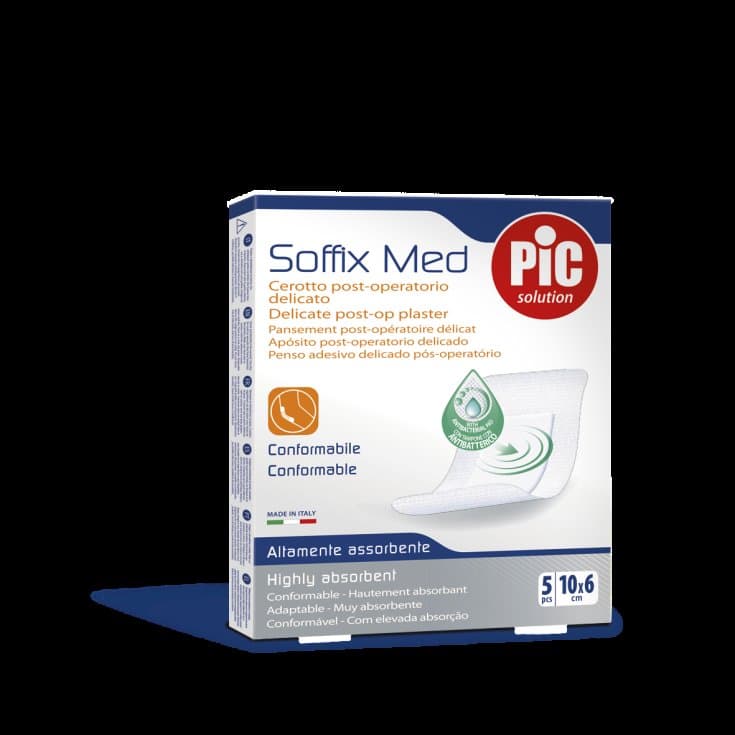 Soffix Med Wundauflagen – 10×6 cm, 5 Packungen