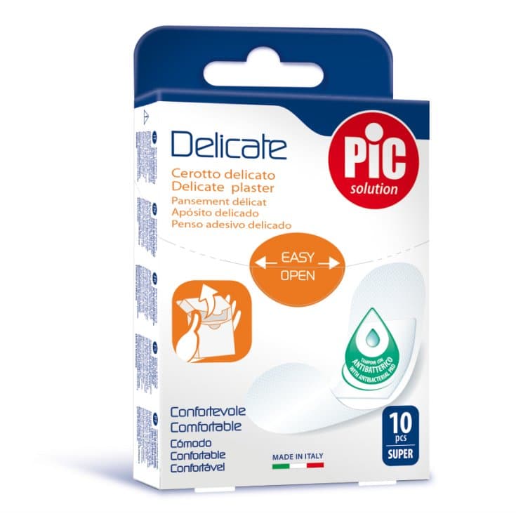 Pic Delicate Pflaster – 40 × 86 mm, Antibatterico