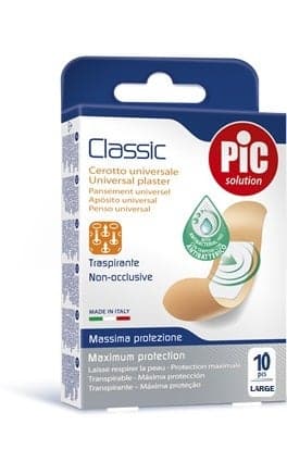 Pic Classic Pflaster – 25 × 72 mm, 10 Stück