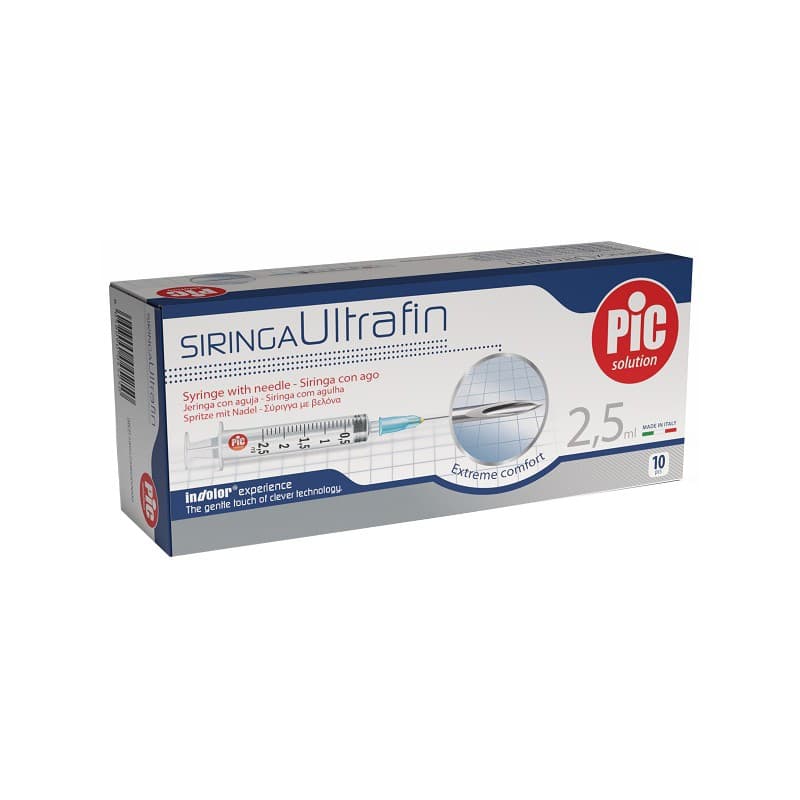 Ultrafin Spritze 2,5 ml – 10 Stück