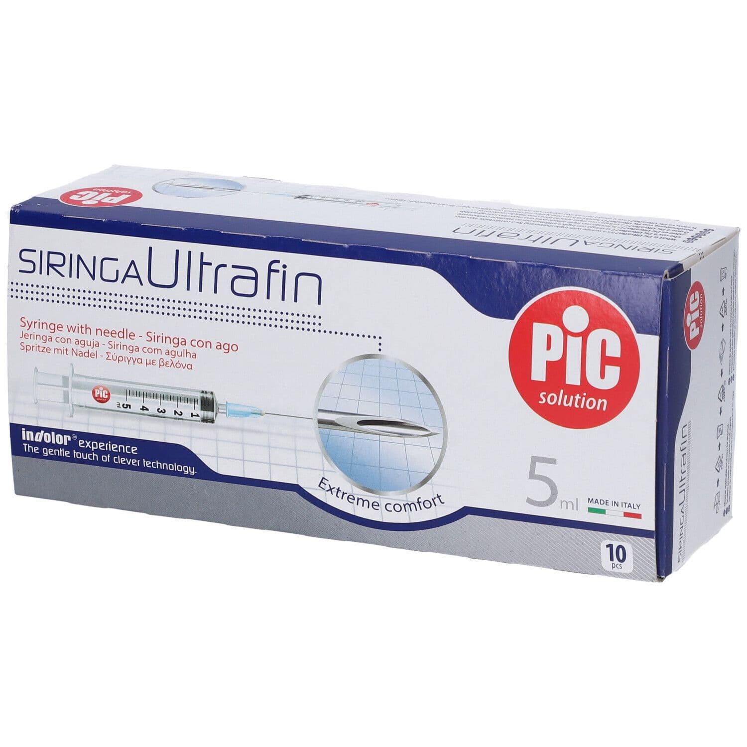 Ultrafin Siringa 5 ml – 10 pezzi