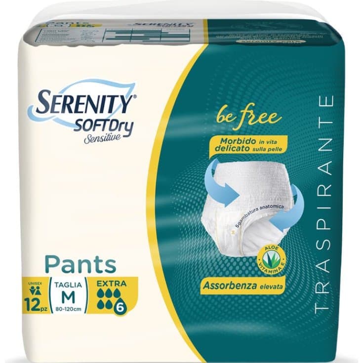 Serenity Pants Sensitive Extra – 12 Stück M