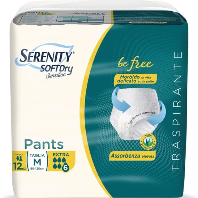 Serenity Pants Sensitive Extra – 12 pezzi M