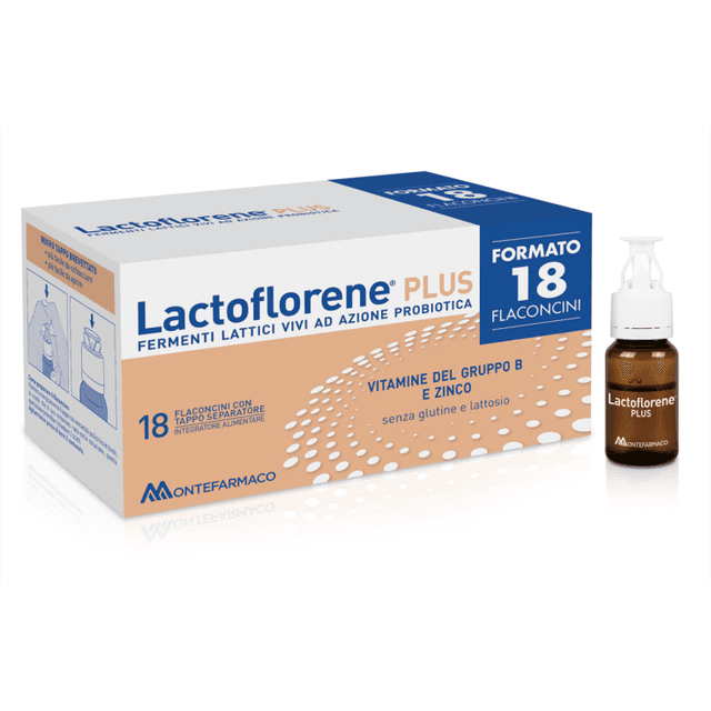 Lactoflorene Plus Fermenti lattici probiotici + Zinco – 18 fiale da 10 ml