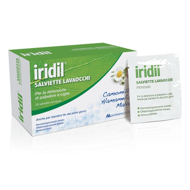 Iridil Soluzione Oculare – 28 Salviette