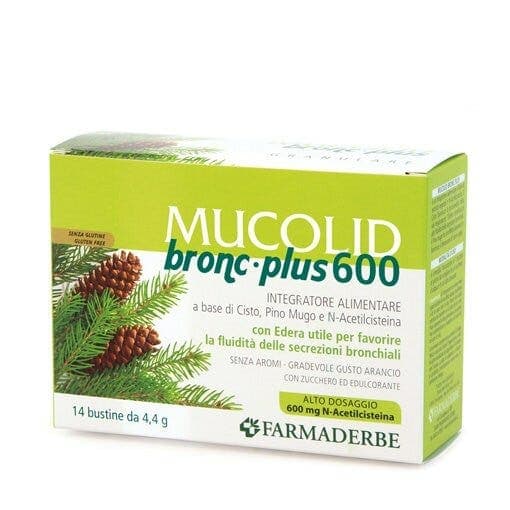 Mucolid Bronc 600 Plus – 14 bustine