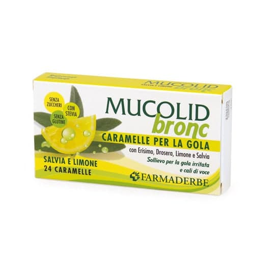 Mucolid Bronc – 24 caramelle alla salvia
