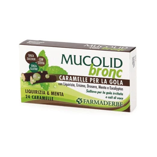Mucolid Bronc – 24 caramelle alla liquirizia