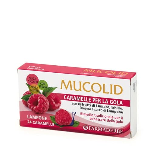 Mucolid Lumaca e Lampone – 24 caramelle