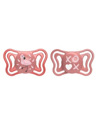 Chicco Ciuccio Light Rosa 6-16 Mesi – 2 pezzi