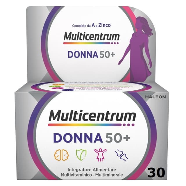 Multicentrum Donna 50+ Calcio + Magnesio – 30 compresse