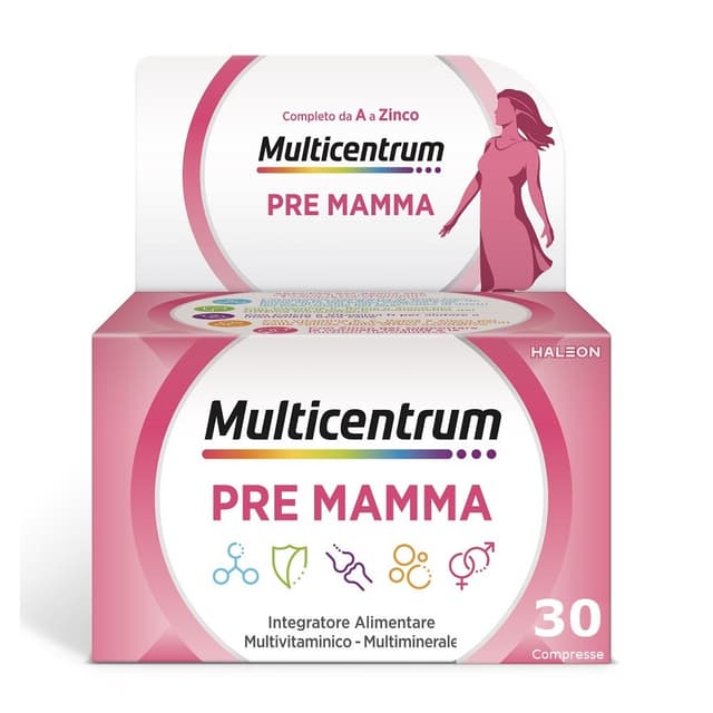 Multicentrum Pre Mamma Multivitaminico + Ferro – 30 compresse