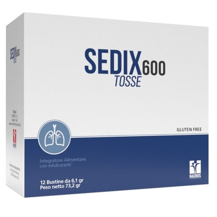 Sedix 600 Tosse – 12 bustine