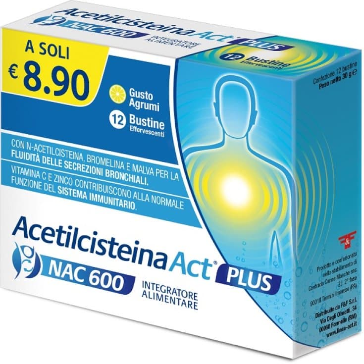 Acetilcisteina ACT Plus NAC 600