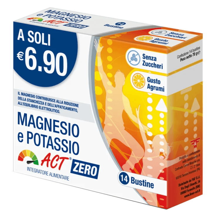 Magnesio Potassio ACT Zero – 14 bustine