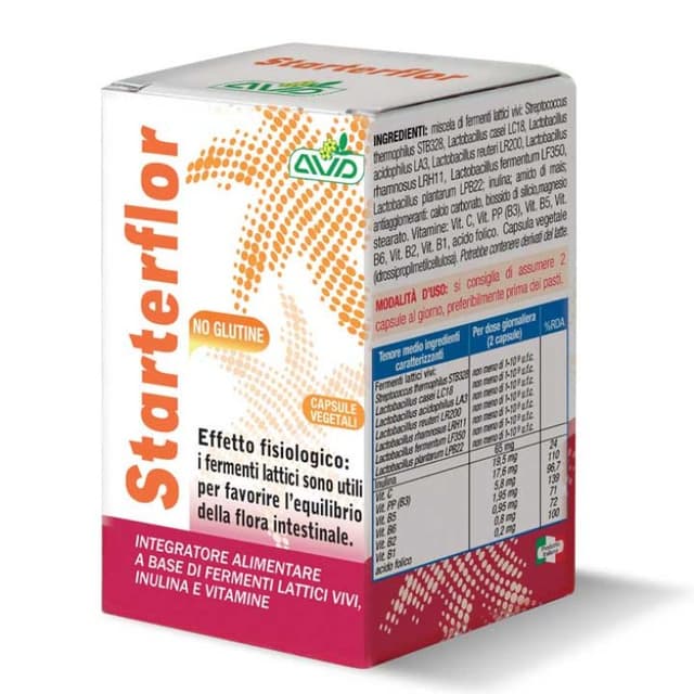 Starterflor Fermenti lattici probiotici – 25 capsule da 10 g