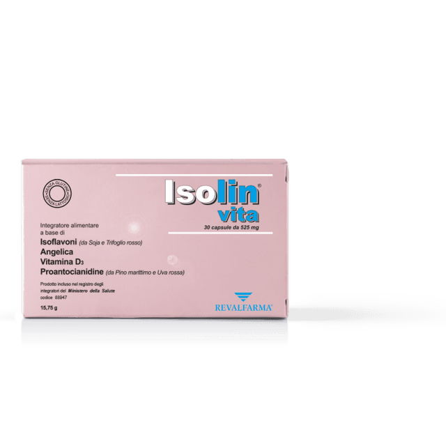 ISOLIN Vita Isoflavoni di soia + Vite rossa – 30 capsule