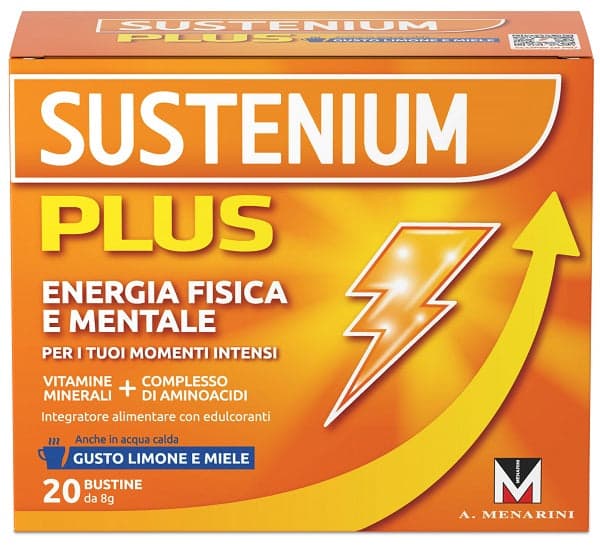 Sustenium Plus Limone-Miele – 20 bustine