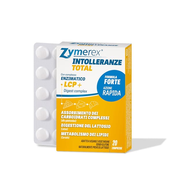 Zymerex Intolleranzen Total Bromelina + Zenzero – 20 compresse
