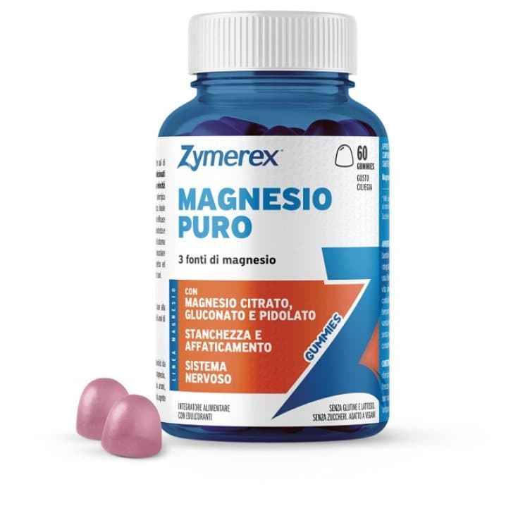 Zymerex Gum Magnesium Pur – 60 gomme da masticare