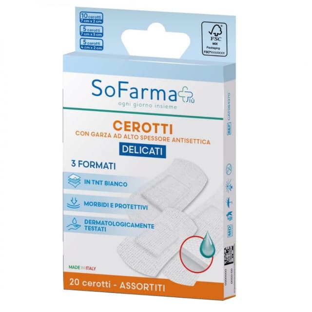Cerotto Delicate Assortimento – 20 pezzi