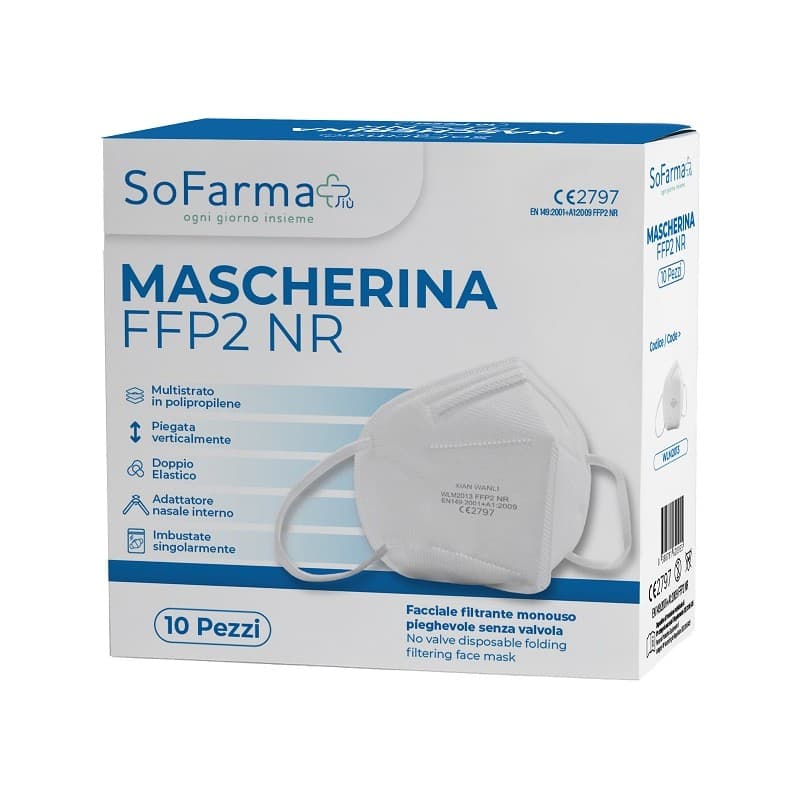 FFP2 Maske Weiß – 10 Stück