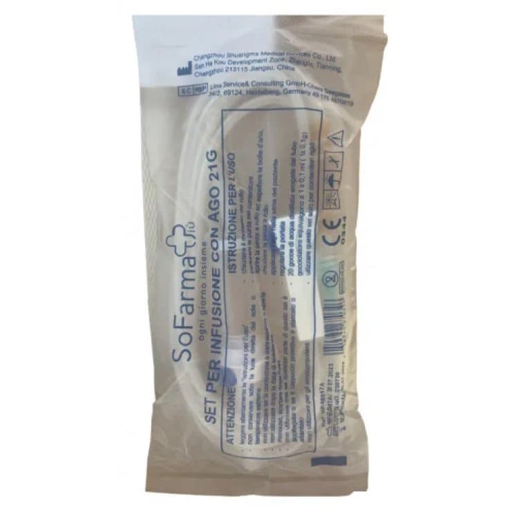 Deflussore con cannula SF+ – Accessorio per infusioni