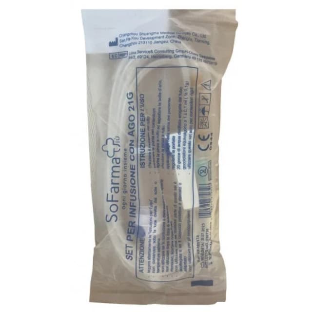 Deflussore con cannula SF+ – Accessorio per infusioni