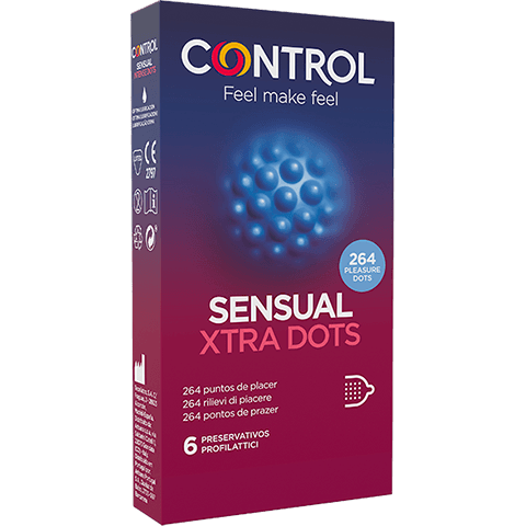 CONTROL Sensual Xtra Dots – 6 Stück