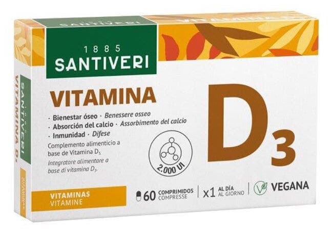 Vitamin D3 2000 UI vegan – 60 compresse
