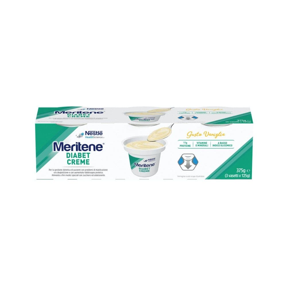 Meritene Diabet Crema Vaniglia – 3×125 g