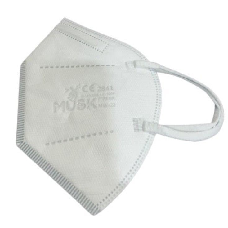 Maschera FFP3 MUSK bianca – 10 pezzi