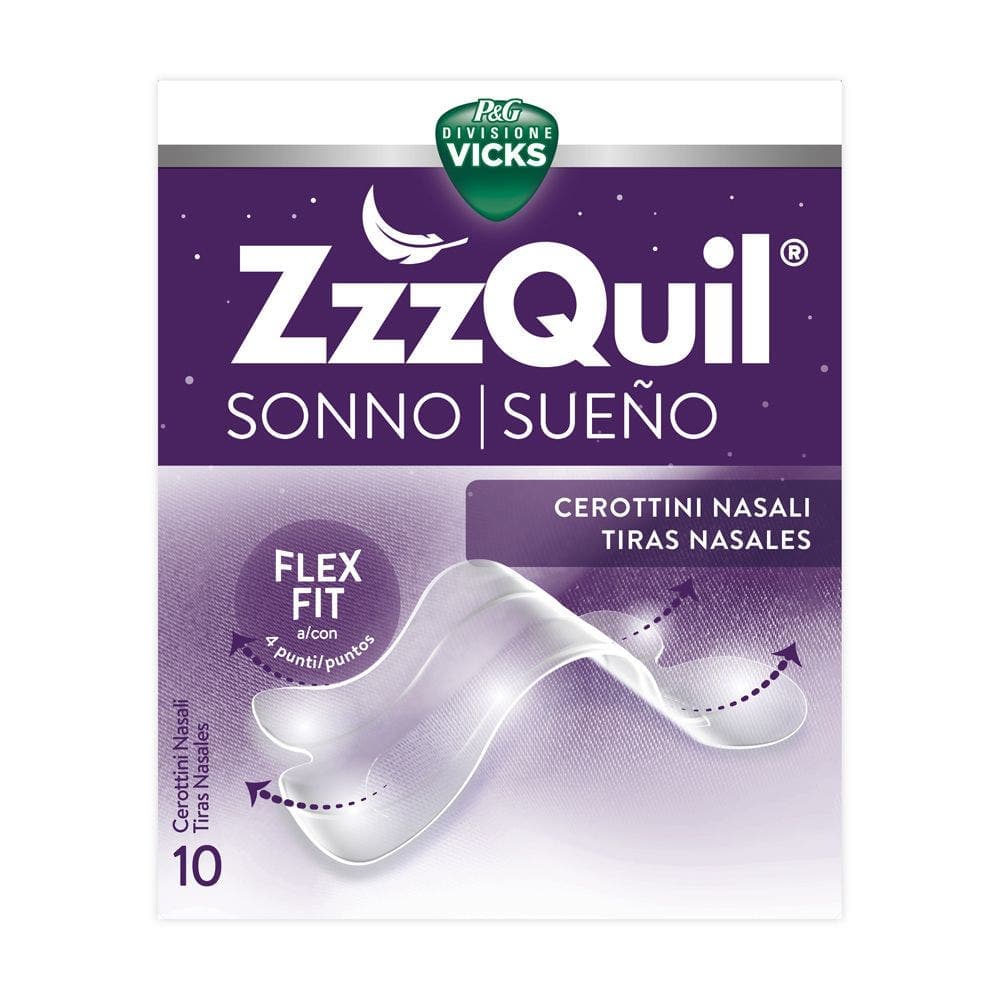 ZzzQuil Nasal Strips – 10 cerotti nasali
