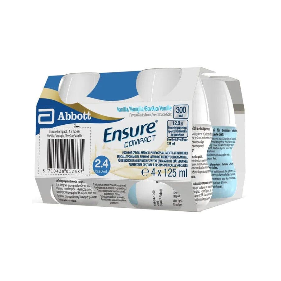 Ensure Compact Vanille – 4 x 125 ml
