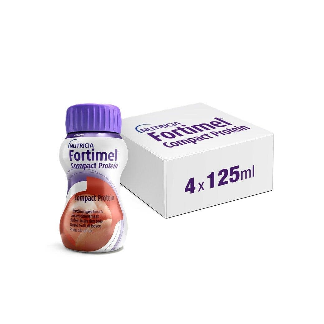 Fortimel Compact Protein Erdbeere/Vanille – 4x125ml