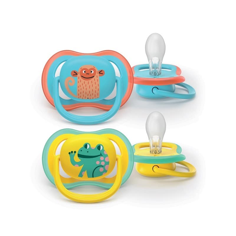 AVENT Ciuccio Ultra Air Glow – 2 pezzi, da 18 mesi