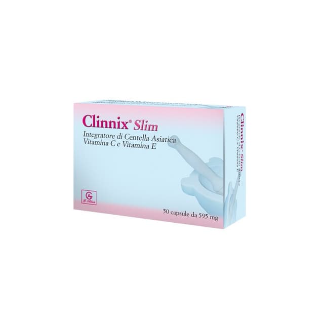 Clinnix-Slim Integratore Vitamina C 175 mg + Centella asiatica – 48 capsule
