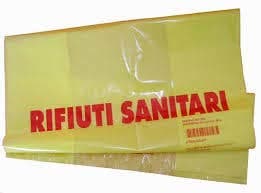 Bustina per smaltimento rifiuti medici