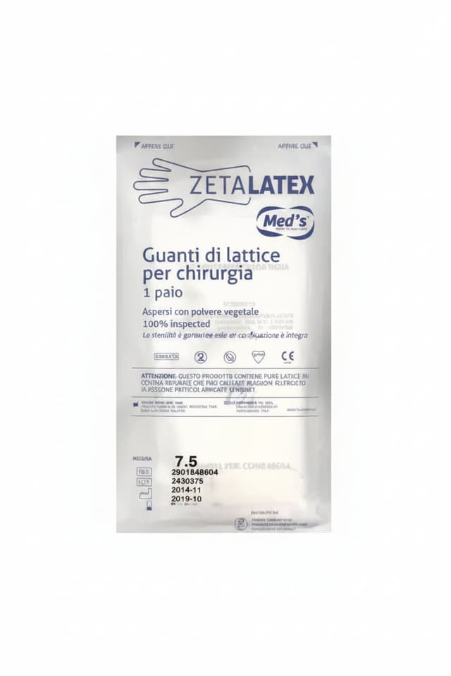 Zabbat Guanti chirurgici sterili Tg. 7,5 – 1 paio