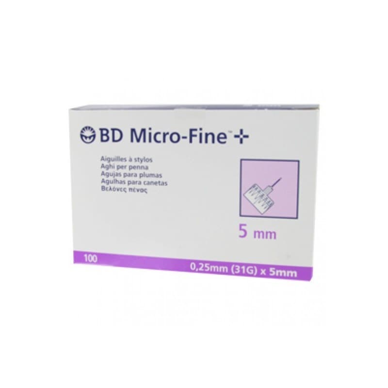 BD Micro-Fine Aghi per Penna 31G x 5 mm – 100 pezzi