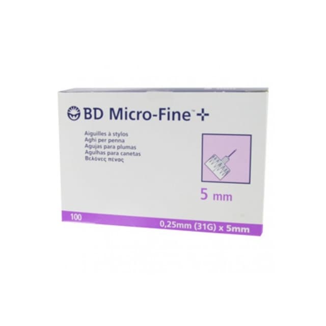 BD Micro-Fine Aghi per Penna 31G x 5 mm – 100 pezzi