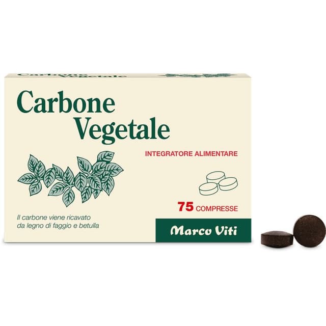 Carbone Vegetale Viti – 75 compresse