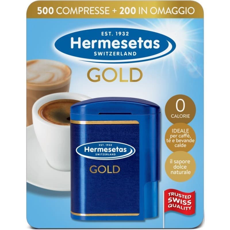 Hermesetas Gold – 500+200 compresse