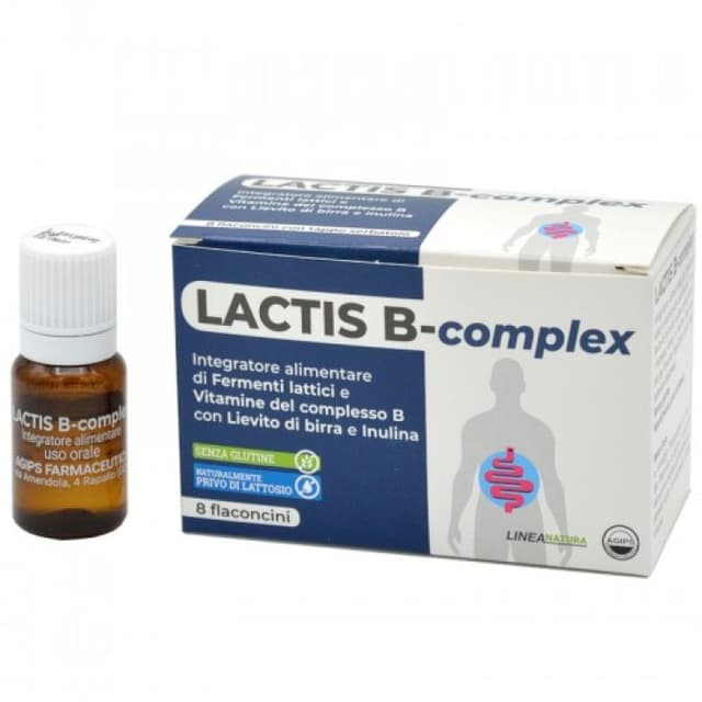 LACTIS B-Complex Inulina + Fermenti lattici probiotici – 8 fiale