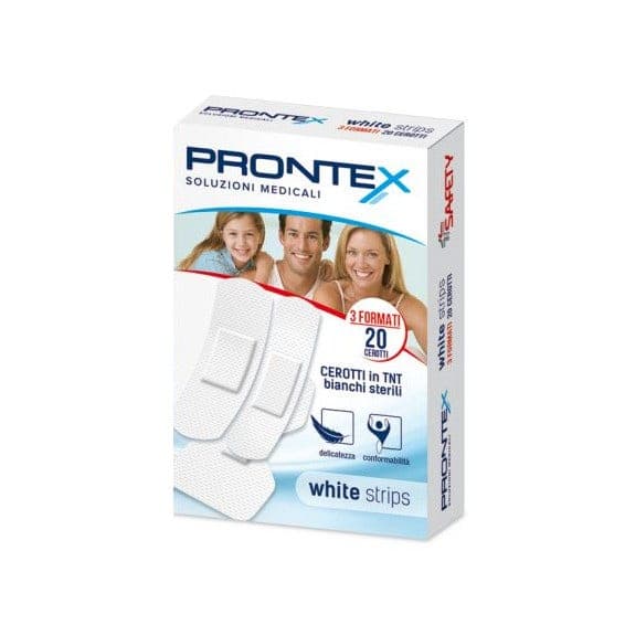 Prontex Cer White Strips – 20 cerotti sterili