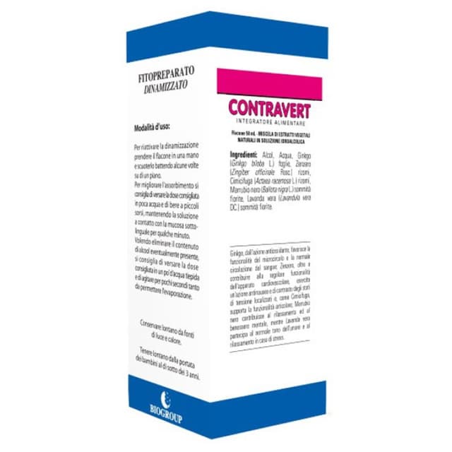 Contravert Ginkgo biloba + Zenzero – 50 ml Liquido