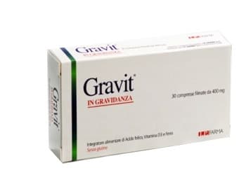 Gravit Integratore Ferro + Acido folico – 30 Compresse da 18 g