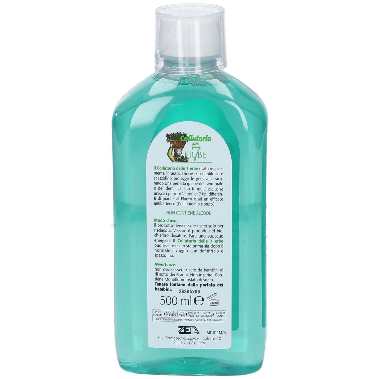 ZETA COLLUTTORIO 7 ERBE 500ML