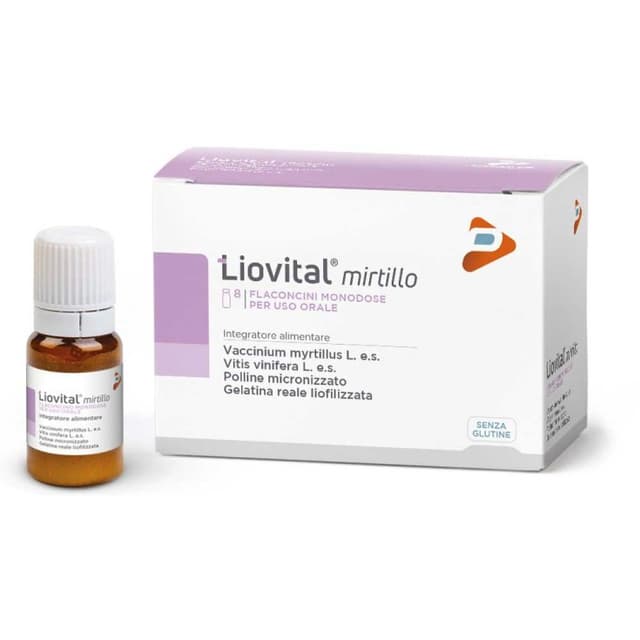 Liovital Mirtillo – 8 flaconcini