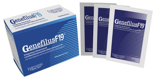 Genefilus-F19 Integratore Fermenti lattici probiotici – 10 bustine da 2,5 g